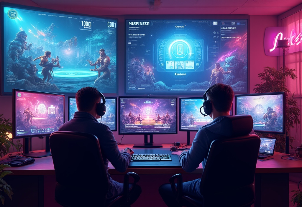 Twitch streamer using OverlayOn interactive quiz, giveaway, and chat overlays in OBS Studio to boost viewer engagement and community interaction