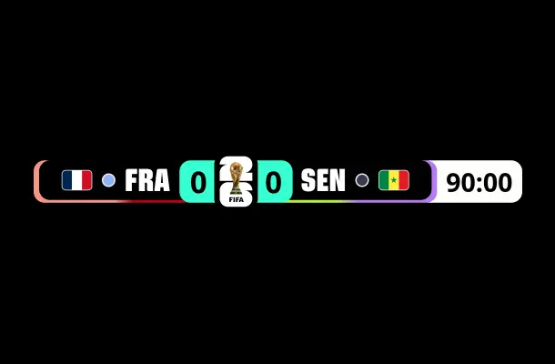 Plantilla de marcador del Mundial 2026 para OBS con escudos y resultado en directo